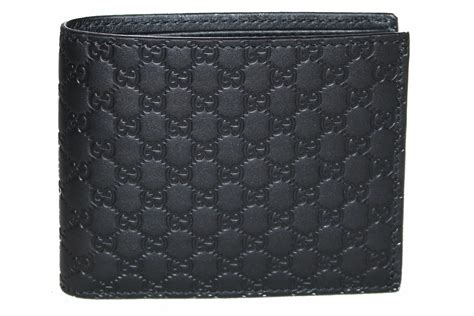 black leather gucci mens wallet|gucci dollar bifold men's wallet.